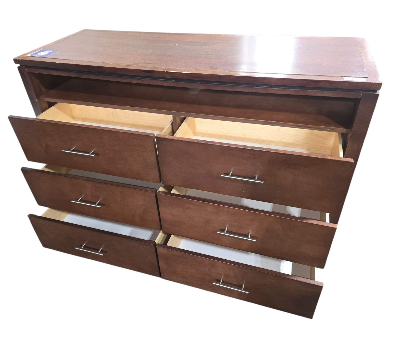 Close-up of drawer storage detail