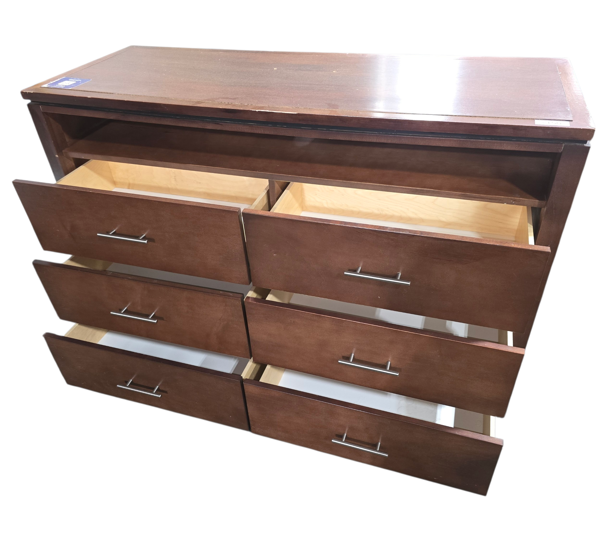 Close-up of drawer storage detail