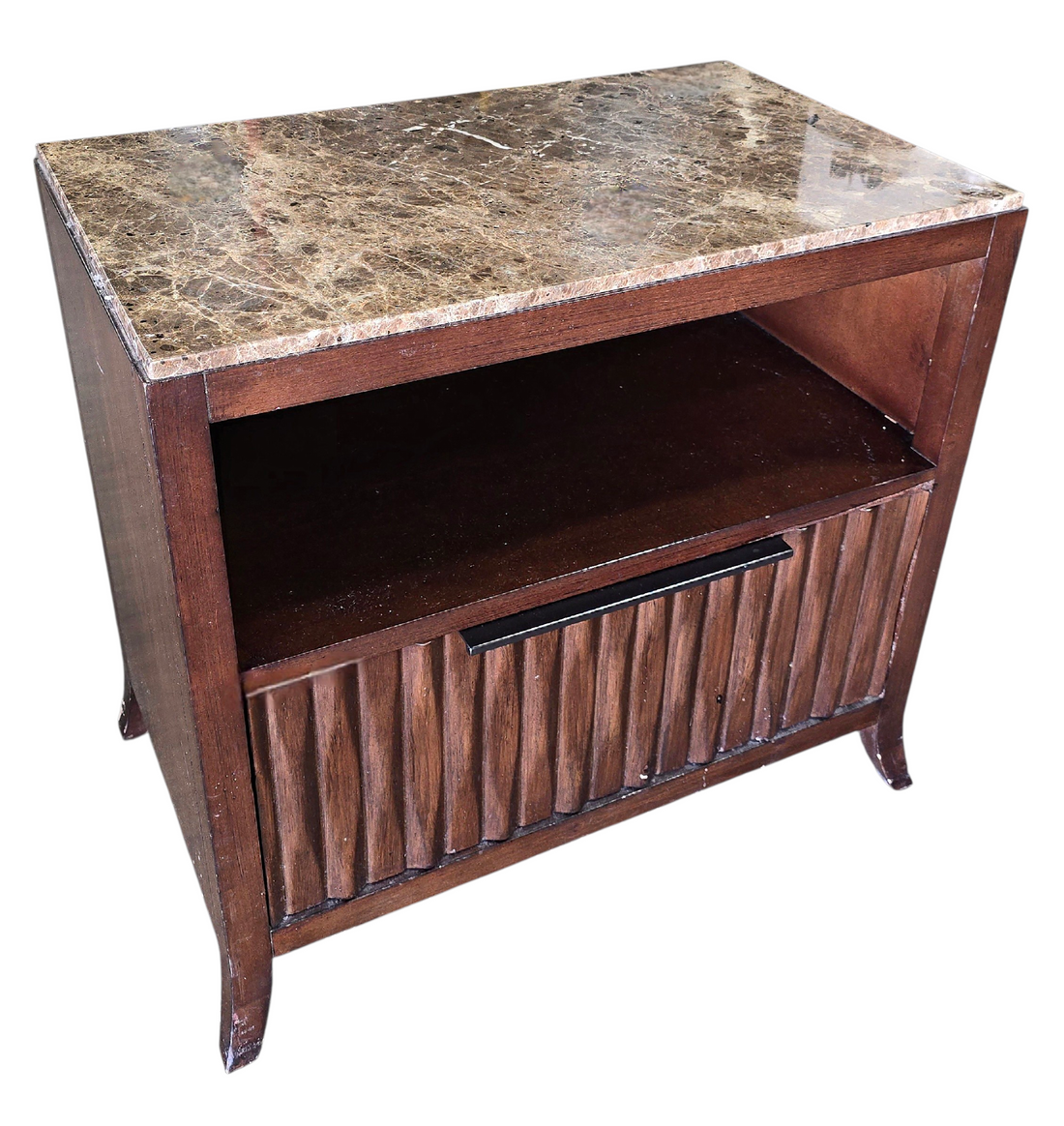 Close-up of granite top surface detail