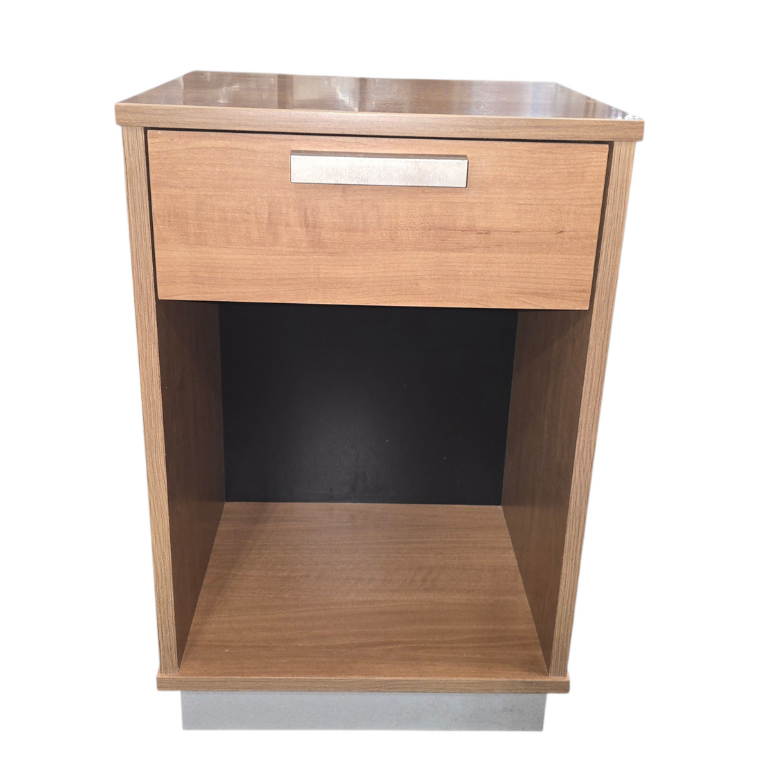Lang Furniture one drawer nightstand with open lower cubby, almost brand new