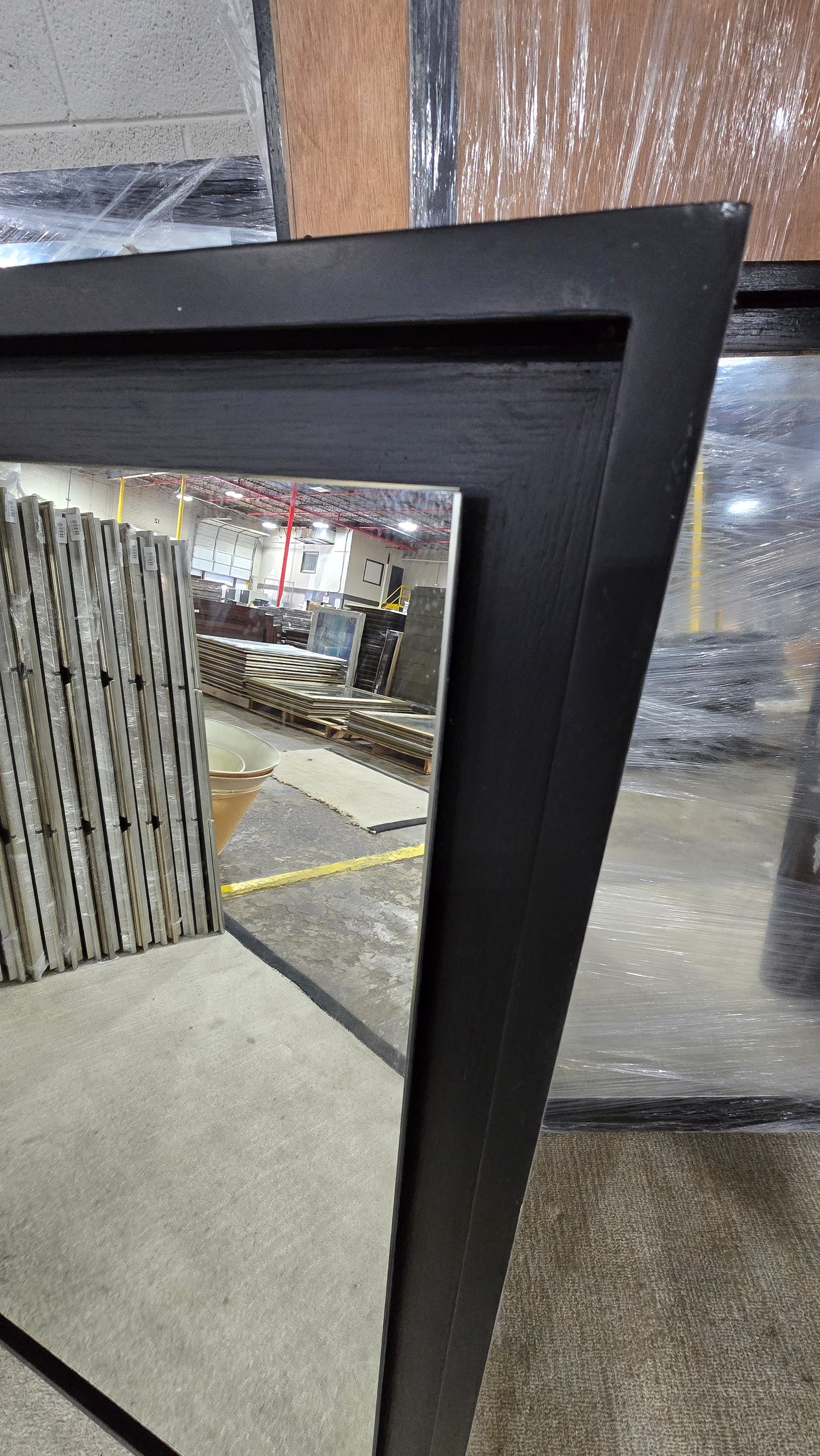 Mark David 40 x 60 wall mirror frame detail, used and in good condition, quality used resort furniture.