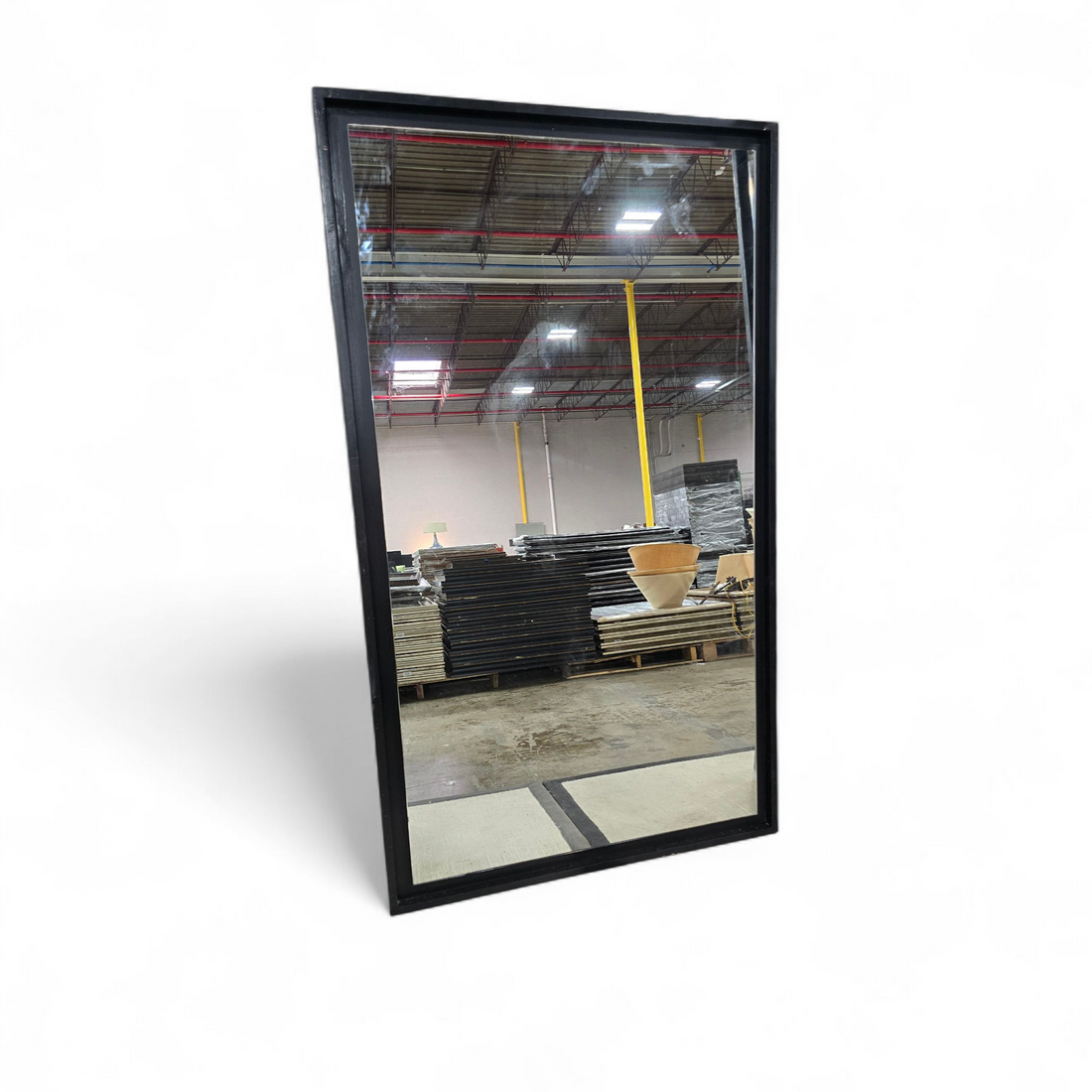 Mark David 40 x 60 wall mirror front view, used and in good condition, quality used resort furniture.
