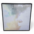 SHL 36x36 canvas print featuring soft pastel cloud design, used and in good condition
