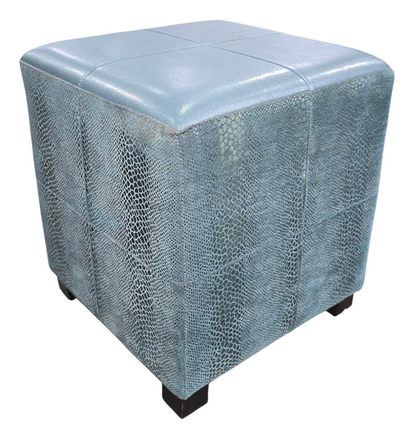 Close-up of reptile embossed pattern detail