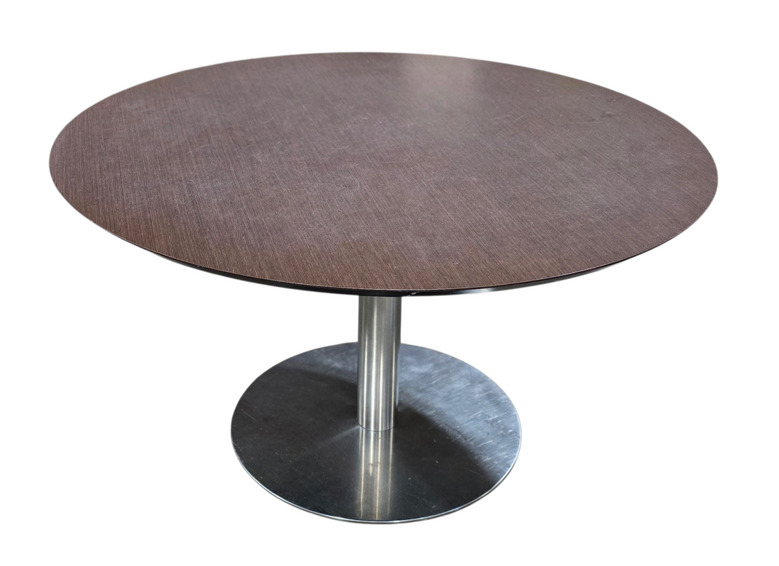 SHL measurement view of round dining table 52 inch diameter x 30 inches tall