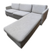 SHL front view of sectional sleeper sofa with chaise lounge, used and in good condition