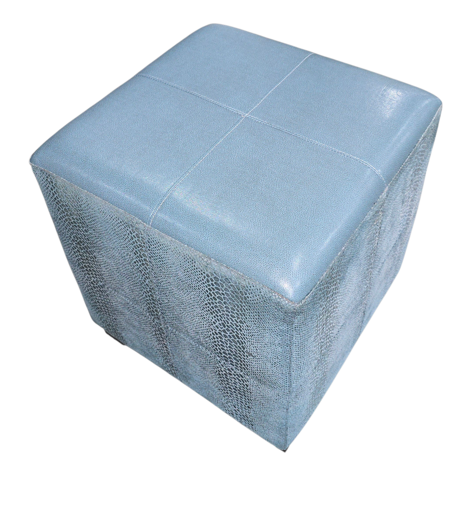 Close-up of faux leather surface texture