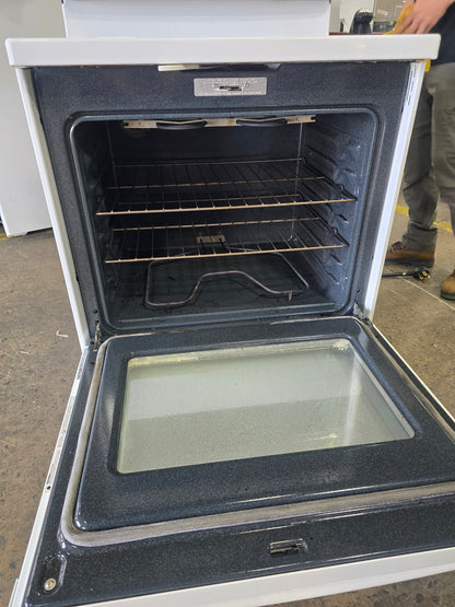 Used GE JB625DK electric range oven interior with racks SHL