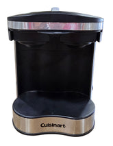 Used Cuisinart two cup coffee maker with dual brew capability, brewing two 8-ounce cups simultaneously or one cup at a time. Sourced from an upscale resort by Southern Hospitality Liquidation in Cartersville, GA near Atlanta, Marietta, Kennesaw, and Rome.