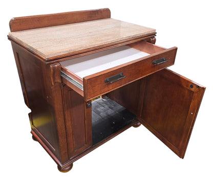 SHL resort beverage station cabinet with pull-out drawer and lower cabinet storage
