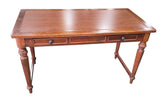 SHL used traditional writing desk with turned fluted legs and spacious work surface