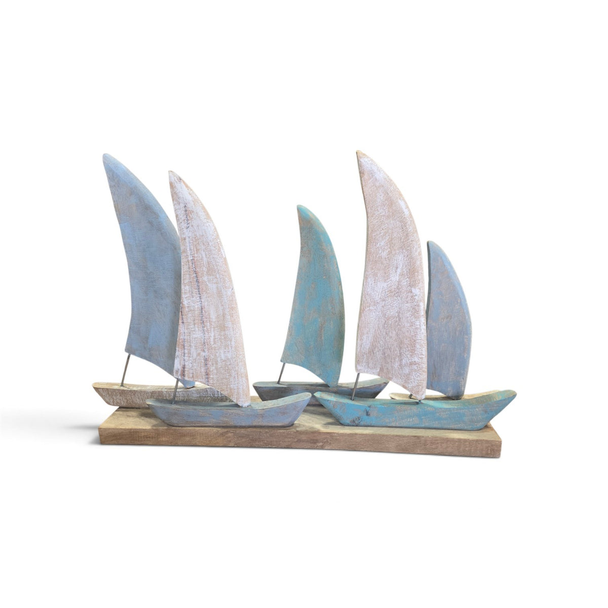 SHL used wooden coastal sailboat sculpture