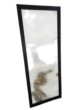SHL dark brown full length wall mirror measuring 24 x 60 inches with clean modern frame