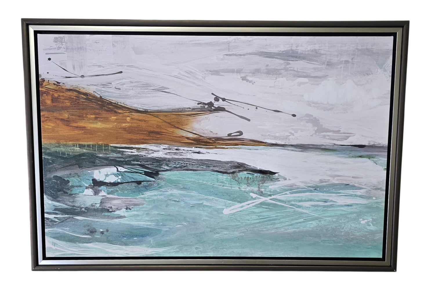 Abstract Coastal Framed Wall Art
