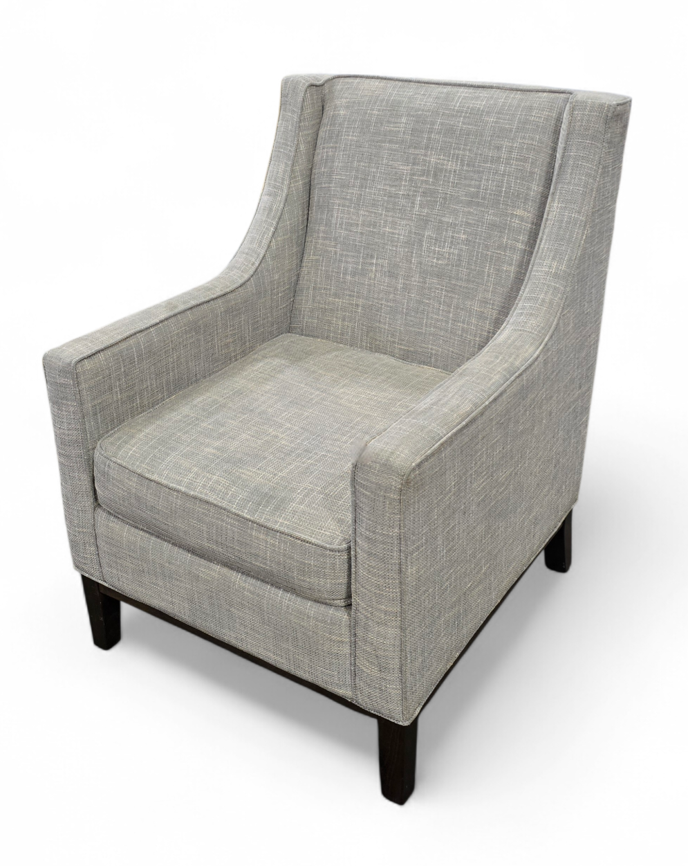 Beige and Gray Accent Arm Chair