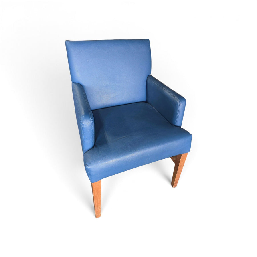 Blue Vinyl Chair