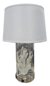 Coral lamp with built-in outlet and easy on/off switch, available at Southern Hospitality Liquidation in Cartersville GA