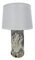 Coral lamp with built-in outlet and easy on/off switch, available at Southern Hospitality Liquidation in Cartersville GA