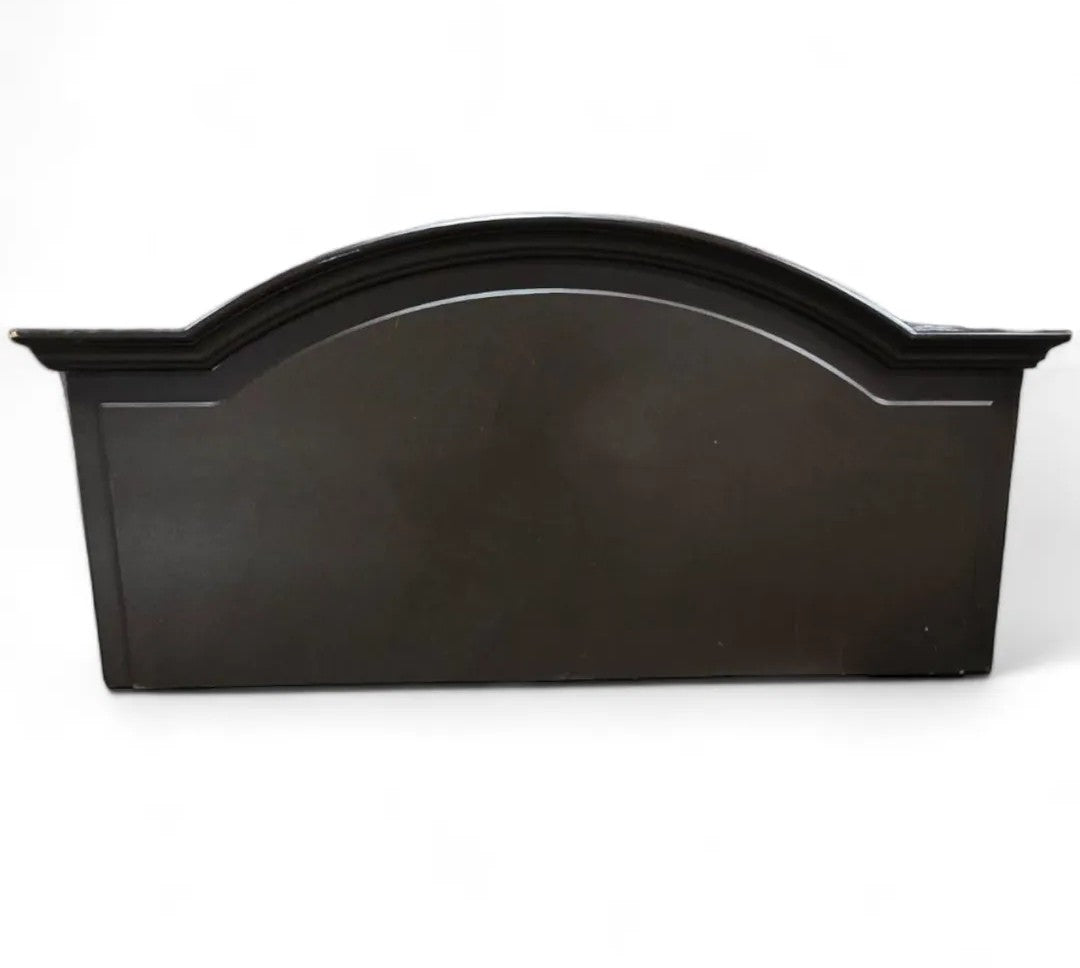 Dark brown full/queen headboard, 61 x 28 inches, used and in good condition
