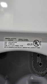 GE stacked washer and dryer combo, 24 inch Spacemaker model, used and fully functional
