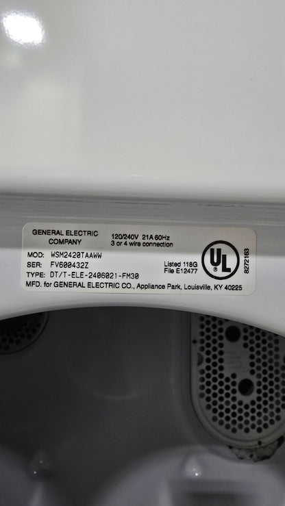 GE stacked washer and dryer combo, 24 inch Spacemaker model, used and fully functional