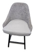 “Gray counter height swivel bar stool with vinyl seat and upholstered back – Southern Hospitality Liquidation”