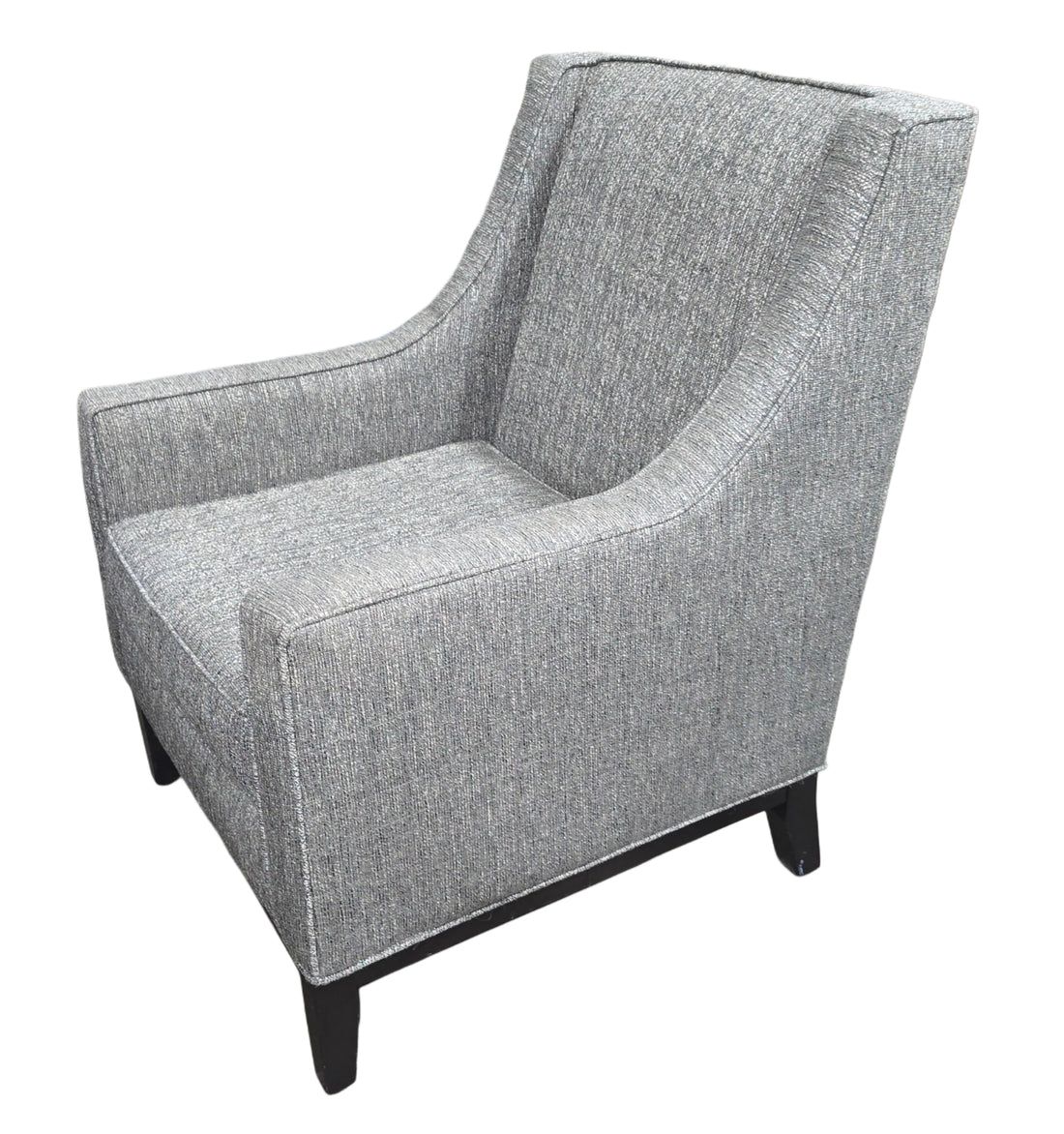 SHL-dark-gray-upholstered-chair-angled-view-living-room