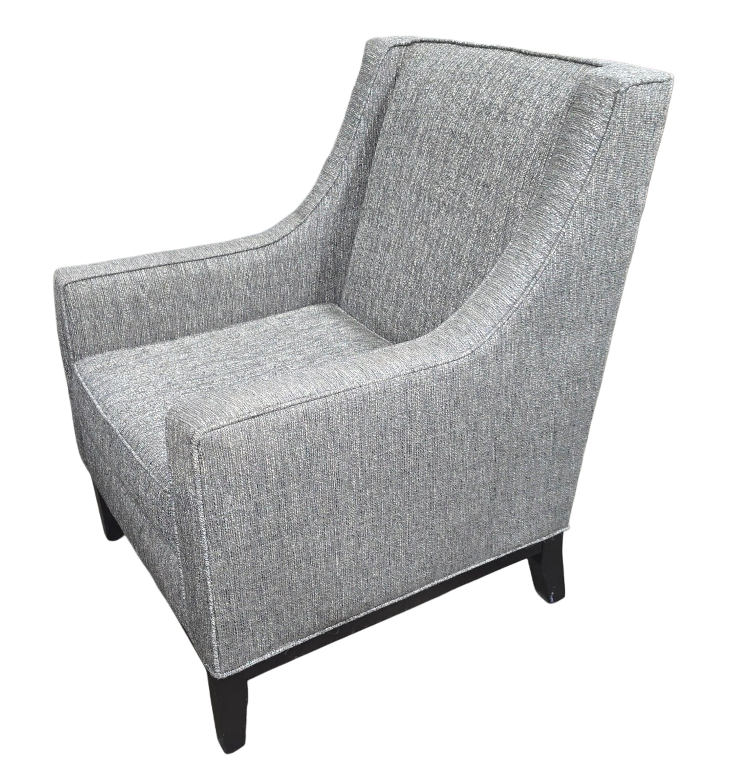 SHL-dark-gray-upholstered-chair-angled-view-living-room