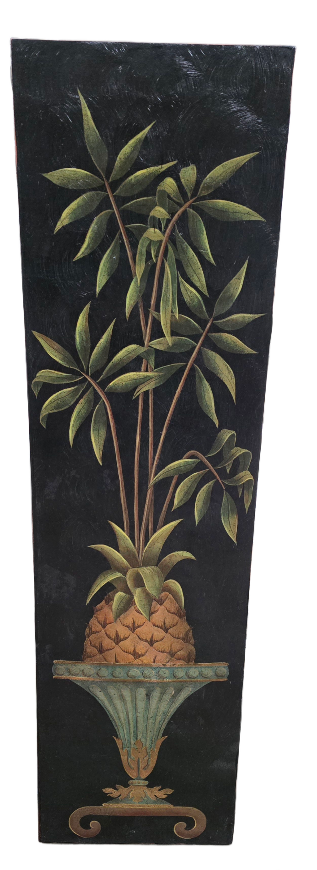 Hotel pineapple art canvas, 12.75 x 44.75, affordable pre-owned wall décor SHL Cartersville GA.