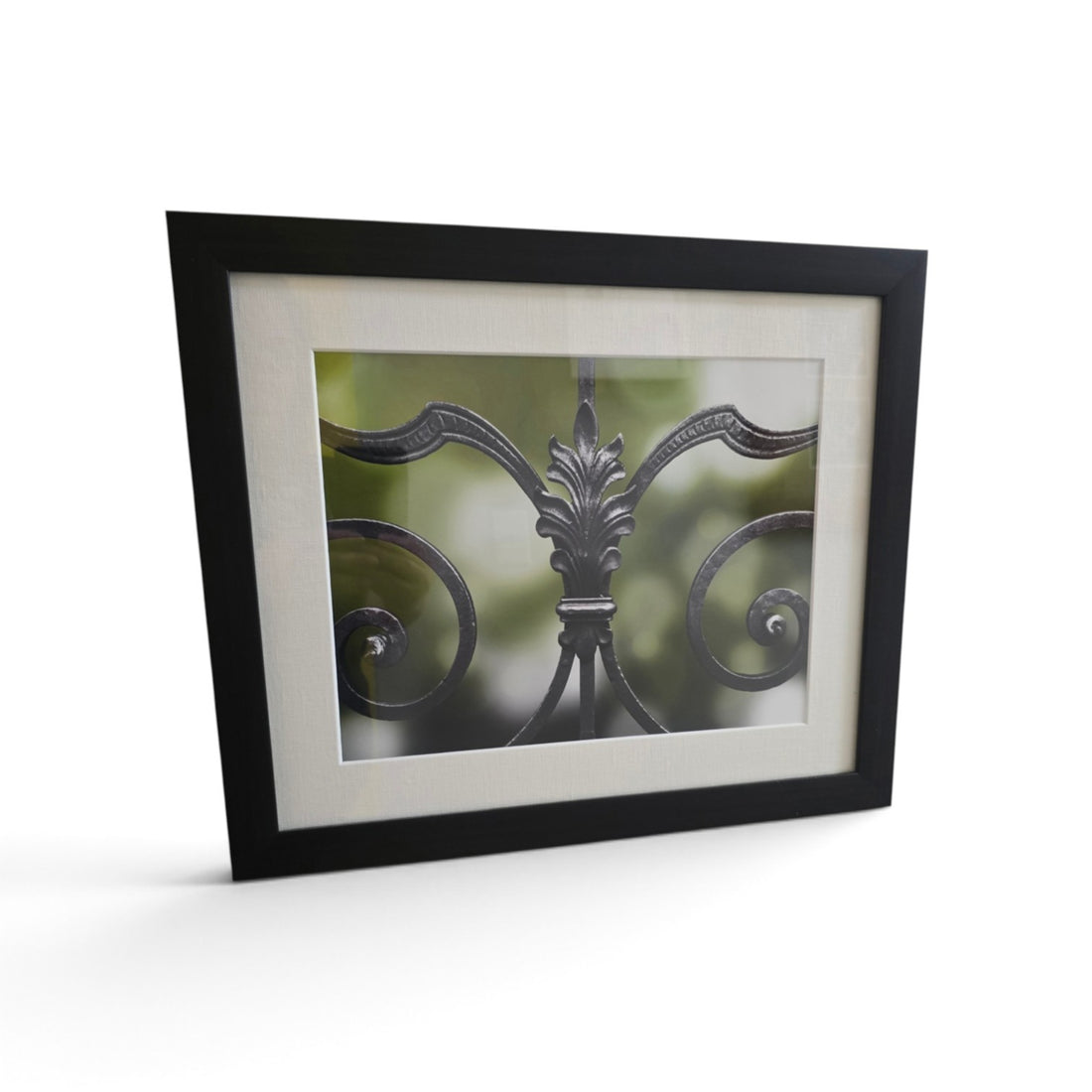 Ornate Wrought Iron Detail Photograph