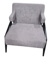 Affordable hotel accent chair – modern grey fabric, black legs, 28.75W x 23.25D seat Cartersville GA"