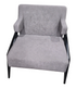 Affordable hotel accent chair – modern grey fabric, black legs, 28.75W x 23.25D seat Cartersville GA"