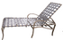 Outdoor lounge chair with metal frame – pre-owned hotel furniture liquidation Cartersville GA