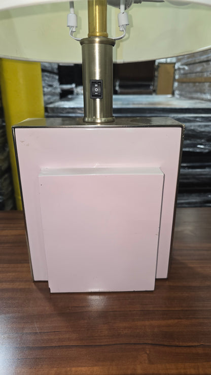 Modern Pink Weighted Lamp