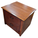 Pre-owned American of Martinsville nightstand, 2 drawers, 26W x 22D x 23H, SHL Cartersville GA near Atlanta.