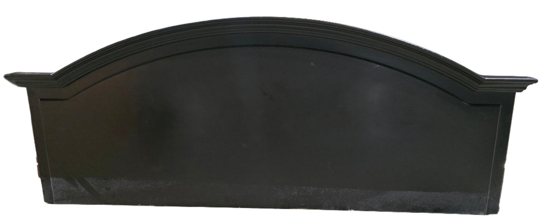 Pre-owned black king headboard, 78W x 30H, hotel furniture available at Southern Hospitality Liquidation Cartersville GA near Atlanta.