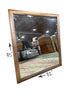 Pre-owned hotel copper color wall mirror, 32 x 35 inches, available at SHL Cartersville GA near Atlanta