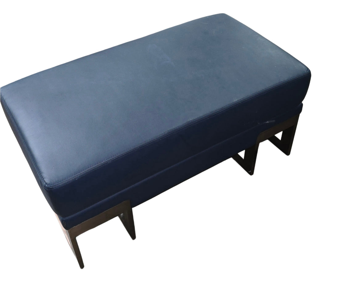 Dark Blue Ottoman