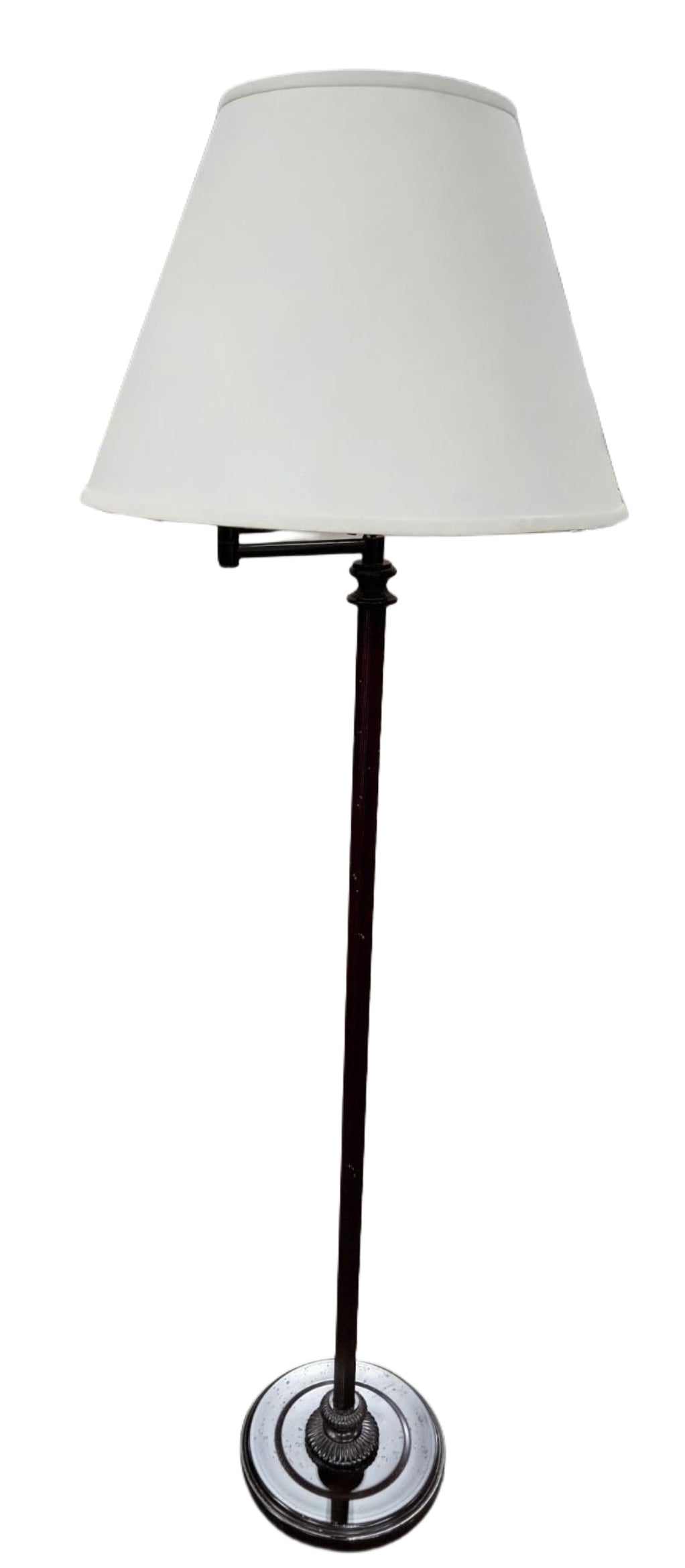 Brown Metal Floor Lamp