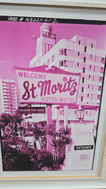 Pink St. Moritz” Wall Art – 17.5&quot; x 29.5
