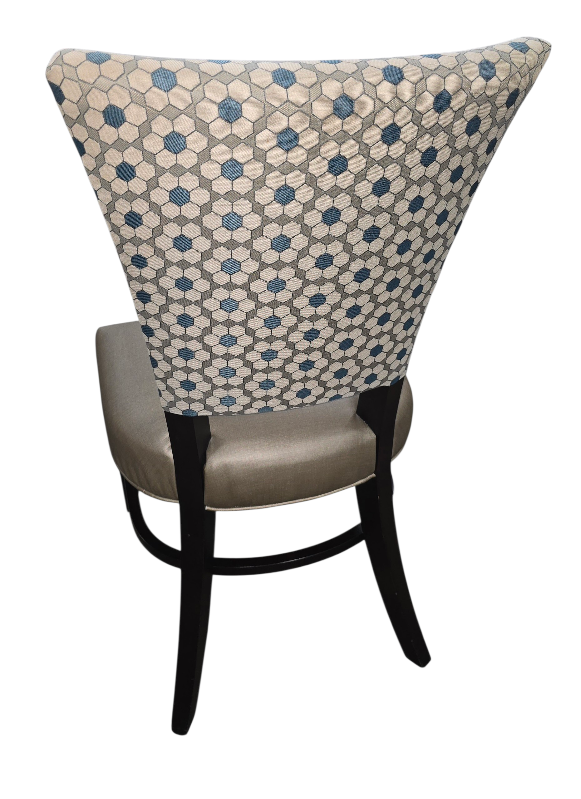SHL-modern-dining-chair-geometric-fabric-back