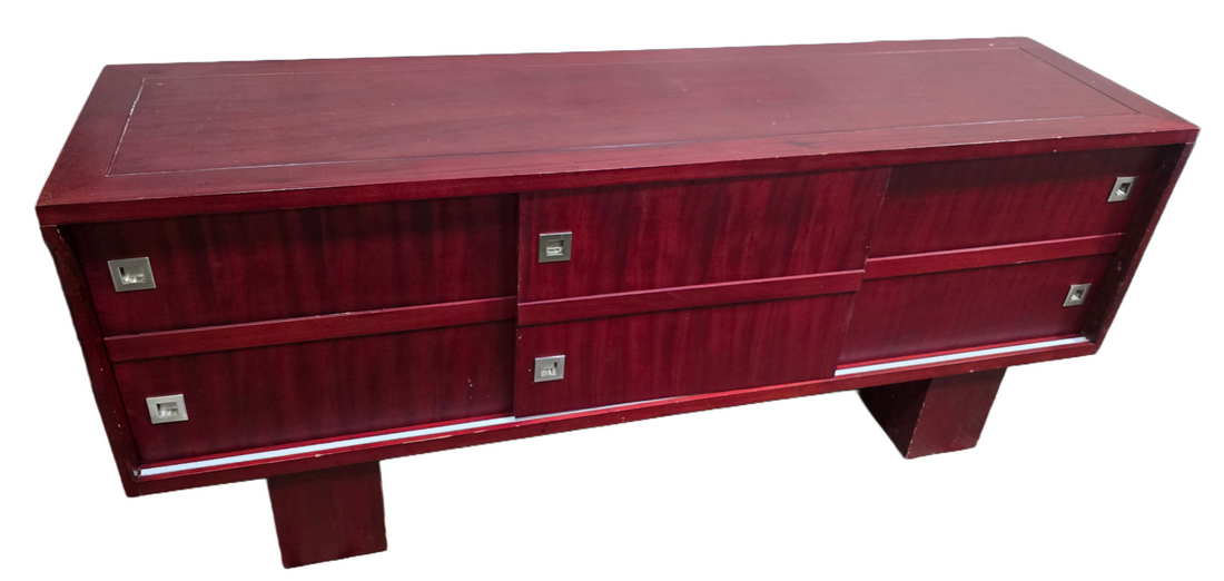 Red TV Console