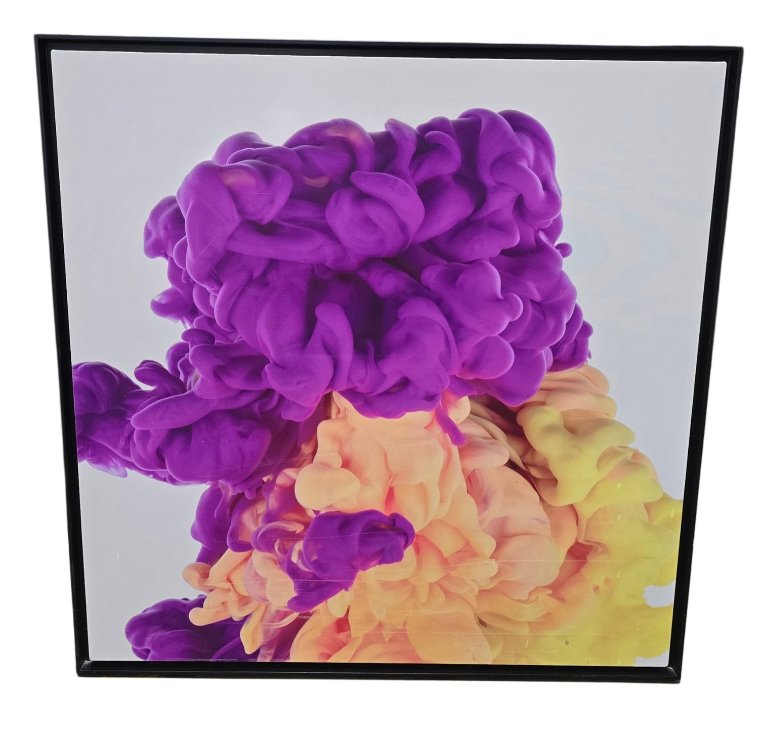 36x36&quot; Hotel Art – Black Frame Abstract Canvas