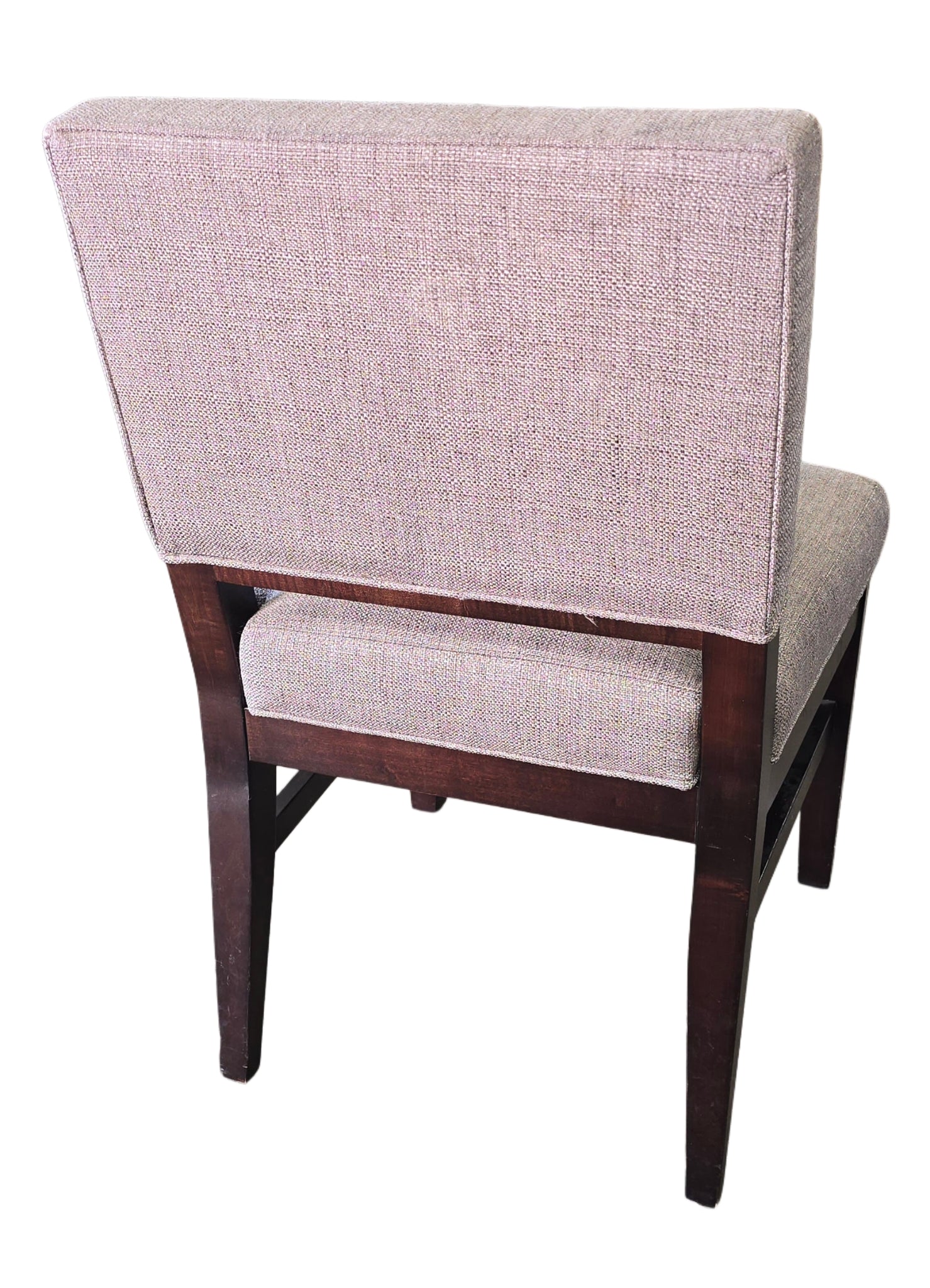 Gray Tweed Dining Chair