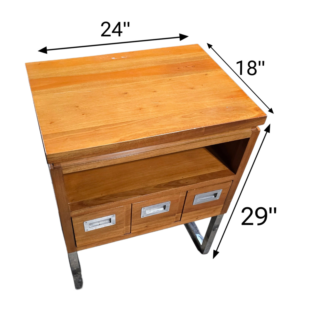 Nightstand (Metal Legs)