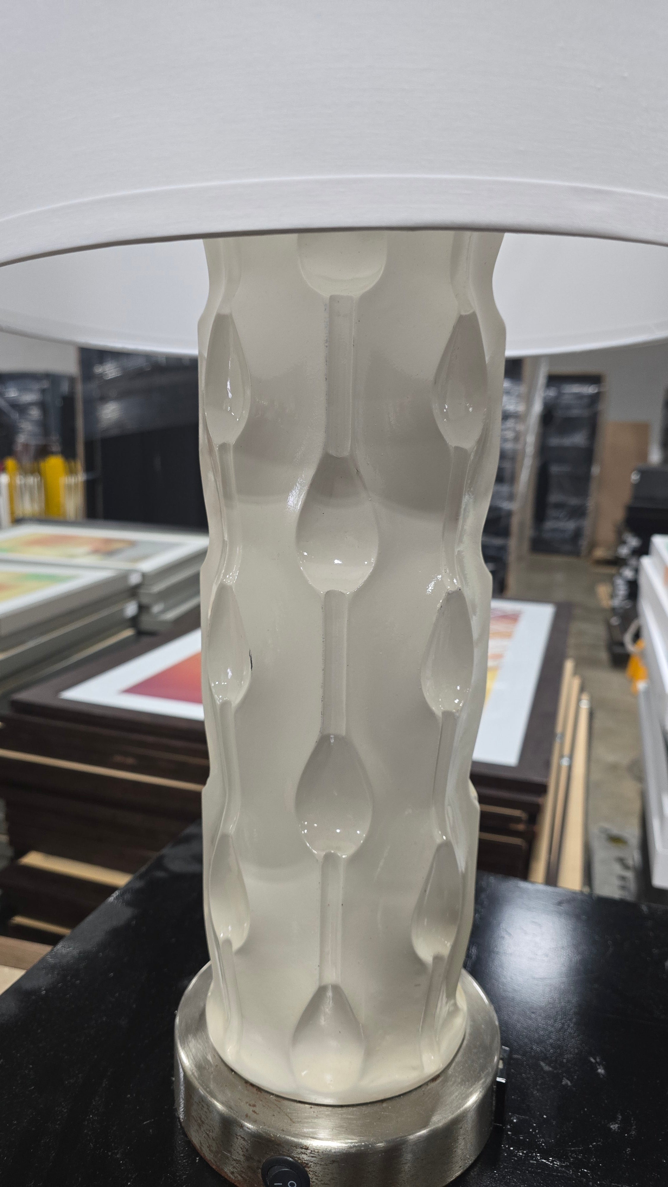 Cream Colored Lamp