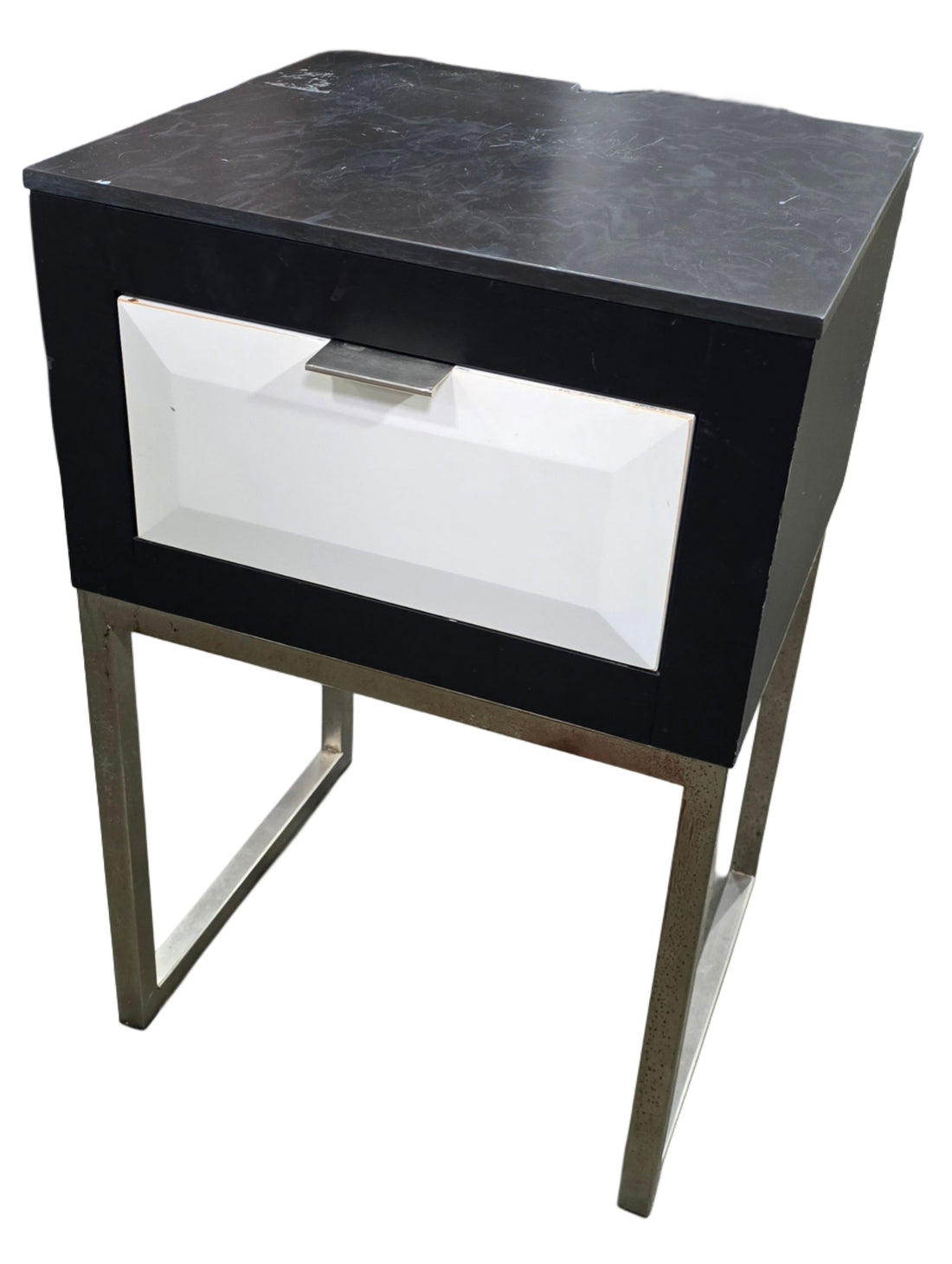 Black Granite-top Nightstand