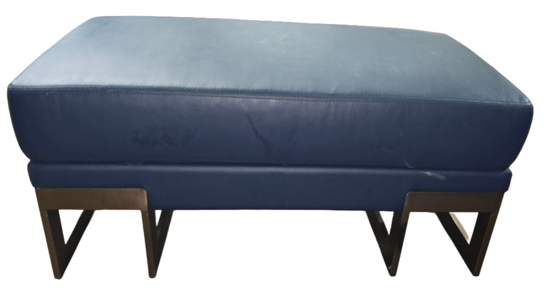 Dark Blue Ottoman