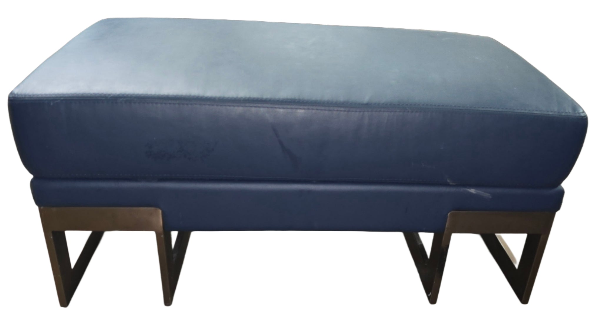 Dark Blue Ottoman