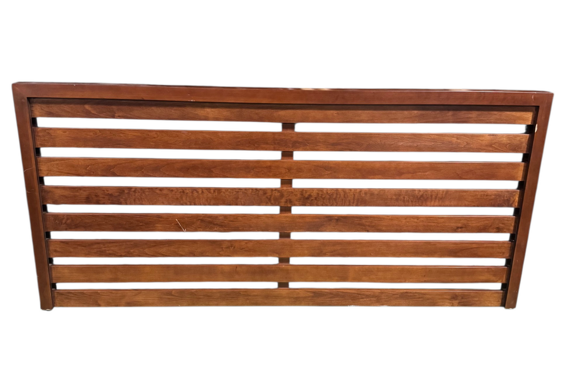 Slatted Wood King Headboard